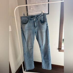 BKE Men's Denim Slim Straight Jeans